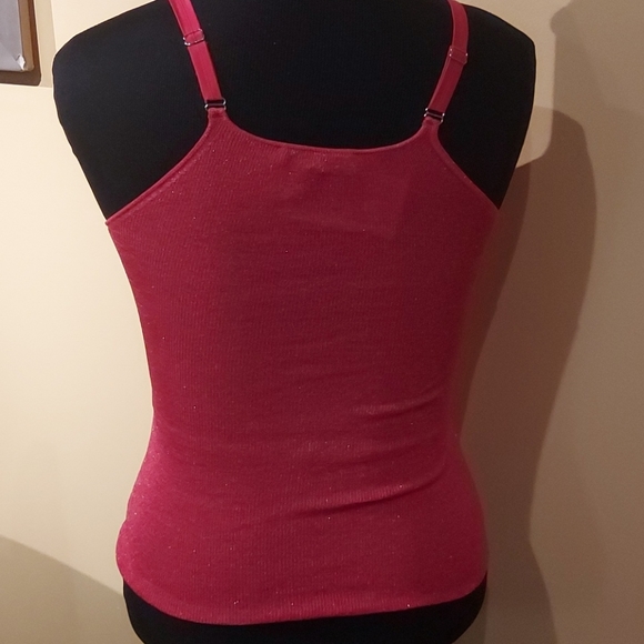 Bebe Rib Tank w/bra strap - Picture 2 of 8